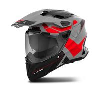 Airoh Commander 2 Reveal, adventure helmet L Matt Grey/Black/Neon-Red