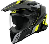 Airoh Commander 2 Skip, adventure helmet M Matt Grey/Neon-Yellow/Black