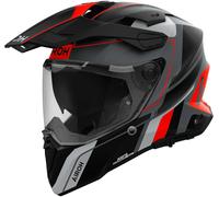 Airoh Commander 2 Skip Motocross Helmet, grey-orange, size L for Men