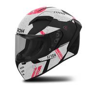 Airoh Connor Omega Helmet, black-grey-red, size L