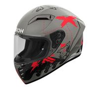 Airoh Connor Motorcycle Motorbike Full Face Race Helmet - Desperado Orange