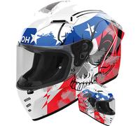 Airoh Connor Motorcycle Motorbike Full Face Race Helmet - Nation