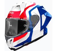 Airoh GP 800 Competition Carbon Helmet, white-red-blue, size XL for Men
