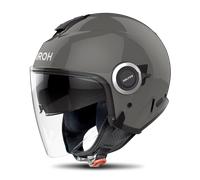 Airoh Helios Color Open Face Helmet Dark Grey GlossyM Dark Grey Glossy