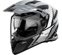 Airoh Bandit Spicy, adventure helmet M Grey/White/Black