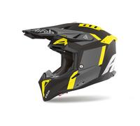 Airoh Aviator 3 Glory, motocross helmet XL Matt Black/Grey/Neon-Yellow