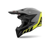 Airoh Helmet 2024 Wraaap Reloaded Yellow Matt MX Motocross Enduro Quad ATV