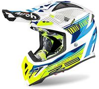 Airoh HELMET AVIATOR 2.3 AMS2 NOVAK CHROME BLUE M