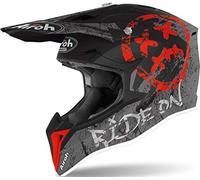 Airoh HELMET WRAAP SMILE RED MATT M