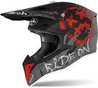 Airoh HELMET WRAAP SMILE RED MATT XL