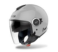 Airoh Helyos Open Face Moto Motorcycle Motorbike Helmet Gloss Concrete Grey