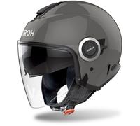 Airoh Helios Color Open Face Helmet Dark Grey GlossyM Dark Grey Glossy