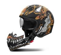 Airoh J 110 Oni Modular Helmet Black/BeigeM Black,Beige