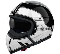 Airoh J 110 Raster Helmet, black-white, size XL for Men