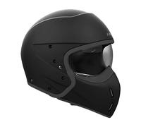 Airoh J110 Urban Jet Motorcycle Motorbike Helmet - Matt Black