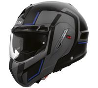 Airoh Mathisse II Flip-Over Motorcycle Motorbike Helmet - Genius Matt Blue