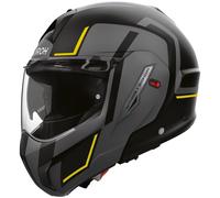 Airoh Mathisse II Flip-Over Motorcycle Motorbike Helmet - Genius Matt Yellow