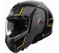 Airoh Mathisse II Genius, flip up helmet XXL Matt Black/Grey/Neon-Yellow