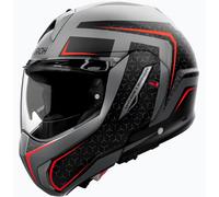 Airoh Mathisse II Magnet, flip up helmet XXL Matt Black/Grey/Red