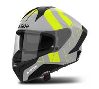 Airoh Matryx Scope Helmet, grey-yellow, size M