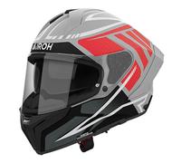 Airoh Matryx Motorcycle Motorbike Full Face Race Helmet - Rider Red
