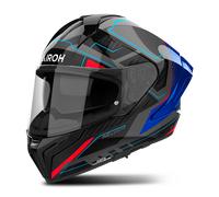 Off-Road Helmet Airoh MATRYX ROCKET Blue/Red Gloss