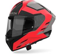 Airoh Matryx Thron Helmet, grey matt/orange, size M (57/58)