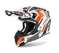 Airoh Motorcycle Helmet Aviator Ace Swoop Orange Gloss S