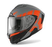 Airoh Motorcycle Helmet Spark Rise Orange Matt S