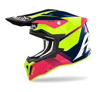 Airoh Motorcycle Helmet Strycker Blazer Blue/Pink Gloss Xs