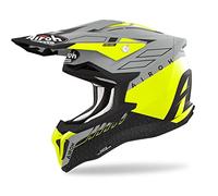Airoh Motorcycle Helmet Strycker Skin Yellow Matt M