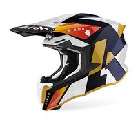 Airoh Motorcycle Helmet Twist 2.0 Lift White/Blue Gloss S
