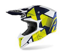 Airoh Motorcycle Helmet Wraap Raze Blue Gloss Xl