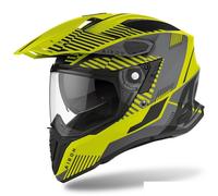 AIROH On-Off Commander Boost Full Face Helmet Yellow Matt
