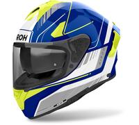 Airoh Spark 2 Chrono Helmet, blue/neon yellow, size M (57/58)