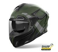 Airoh Spark 2 Dart Helmet, black-green, size M for Men