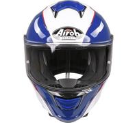 Airoh Spark Flow Full Face Motorcycle Motorbike Helmet Blue / Red - XS