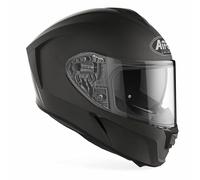 AIROH SPARK FLOW MATT BLACK MOTORCYCLE MOTORBIKE HELMET WITH INTERNAL SUN VISOR