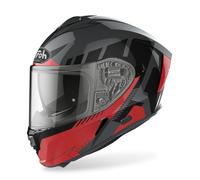 Airoh Spark Rise Helmet, black/grey/red, size XL (61/62)