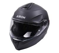 Airoh Specktre Plain Flip Up Motorcycle Crash Helmet Modular Pinlock Black White