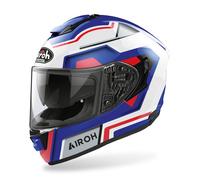 Airoh ST.501 Square Helmet, white-red-blue, size 2XL