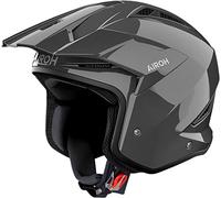 Airoh TRR II Jet Helmet, black-grey, size L for Men