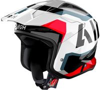 Airoh TRR II Jupiter, open face helmet XS White/Black/Grey/Red