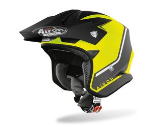 Airoh TRR S Keen Trial Jet Helmet, yellow matt, size S (55/56)