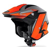 AIROH TRR S Open Face Motocross Motorcycle Urban/Trials PURE ORANGE MATT