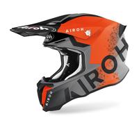 Airoh Twist 2.0 Bit Motocross Helmet, grey/orange, size XS (53/54)