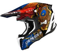 Airoh Twist 2.0 Tiki Motocross Helmet, multicolored, size XS for Men