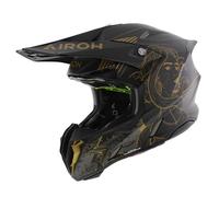 Airoh Twist 3.0 MX Helmet Titanium Matte Black Gold