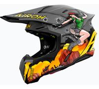 Airoh Twist 3 Adventure, motocross helmet S Matt Grey/Black/Orange/Yellow