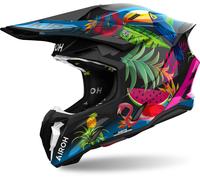 Airoh Twist 3 Amazonia Motocross Helmet, black-multicolored, size M for Men